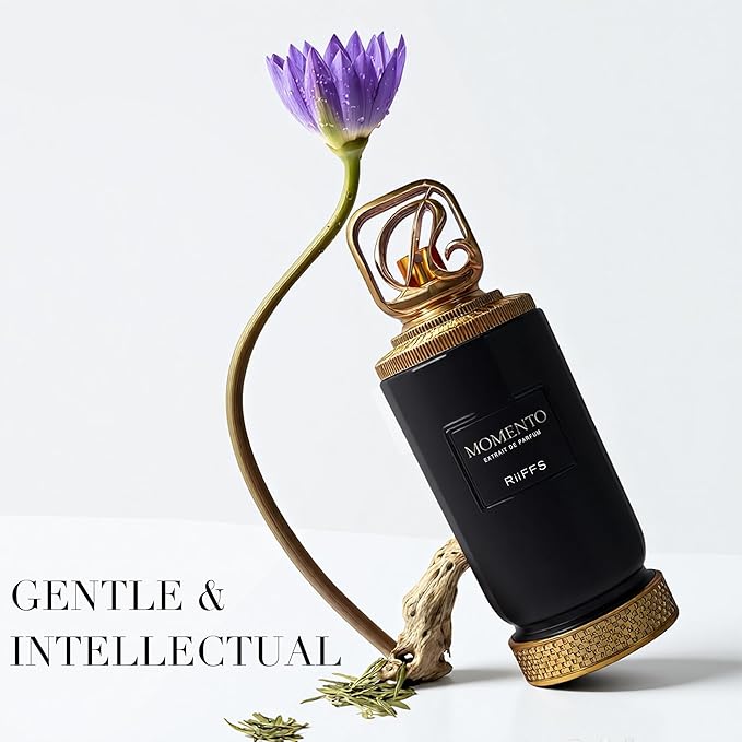 Riiffs Momento Luxury Cologne for Men - Lavender & Oud Aromatic Elixir-100ml Eau de Parfum - Long Lasting - Versatile Signature - Elite Gift (Momento)