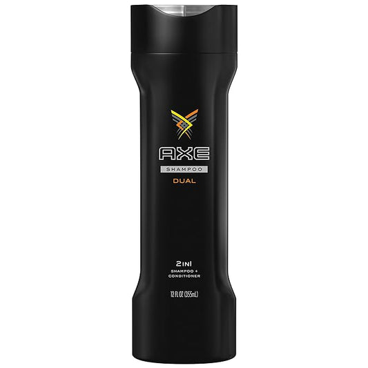 AXE Dual 2 in 1 Shampoo and Conditioner, 12 oz (Pack of 3)
