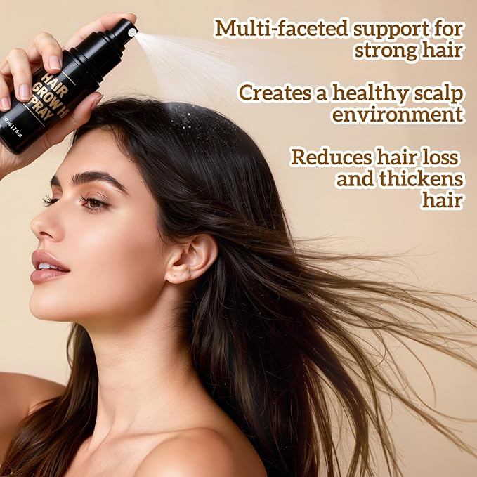 Hair Growth Spray,Hair Growth,Promotes Thicker, Fuller Hair For Women & Men – All Hair Types With Natural Ingredients(1PCS)