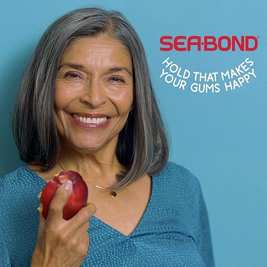 Sea-Bond Secure Denture Adhesive Seals, Original Uppers, Zinc-Free, All-Day-Hold, Mess-Free, 30 Count (Pack of 4)