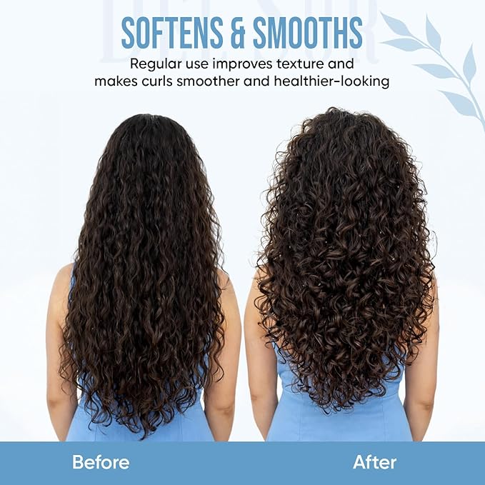 DEL SUR Curly Hair Shampoo and Conditioner Set | 16 fl oz Each | with Camellia Japonica, Hibiscus & Amaranth Oil | Curl Defining, Volume & Hydration for Curly & Wavy Hair