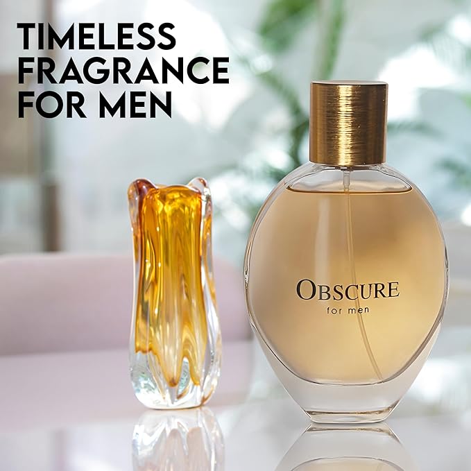 Men's Cologne Gift Set 4 Pack(Obscure&Guilt Black&Player Green&Armada) - 3.4 Fl Oz Each | Vanilla Bourbon, Leather & Amber Floral Fragrance | Luxury Eau de Toilette