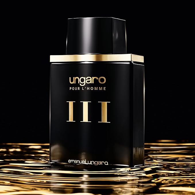 Emanuel Ungaro Pour L'Homme III Eau De Toilette Cologne Spray for Men, 3.4 Fl Oz