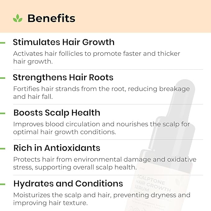 A.v.i.m.e.e Herbal Scalptone Hair Growth Serum | Scientifically Proven Formula | Enriched with Nansyl & Green Tea Extract | For Hair Growth & Hair Fall Reduction 25 ml.