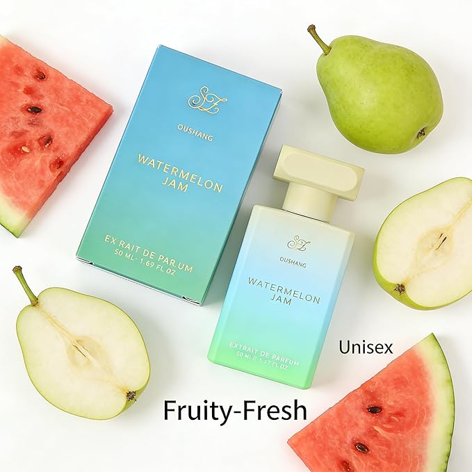 Watermelon Jam Perfume for Women and Men, Juicy Watermelon Fruity Scent, Fresh Sweet Summer Fragrance, Long Lasting Extrait de Parfum
