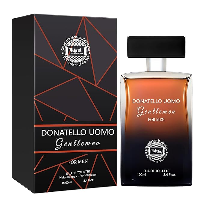 Hybrid & Company Donatella Uomo Gentlemen For Men Eau De Toilette Vaporisateur Natural Spray 3.4 Fl Oz