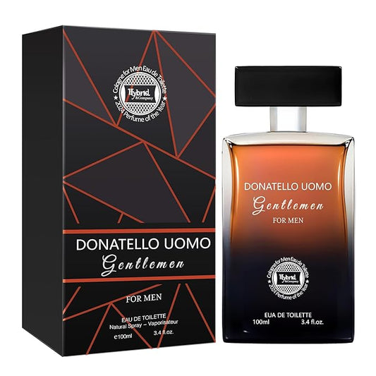 Hybrid & Company Donatella Uomo Gentlemen For Men Eau De Toilette Vaporisateur Natural Spray 3.4 Fl Oz