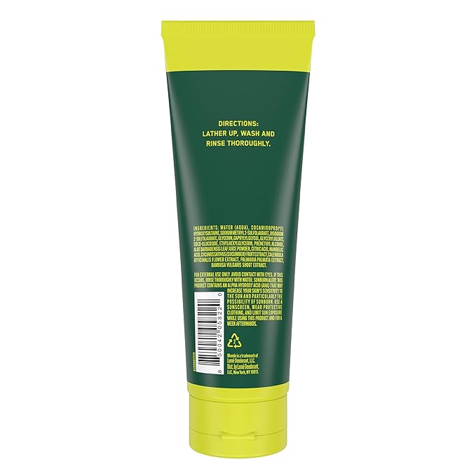 Mando Odor Shield Body Wash - 24 Hour Control - Removes Odor Better than Soap - SLS and Paraben Free, Skin Safe - 8.5 Ounce (Mt Fuji)