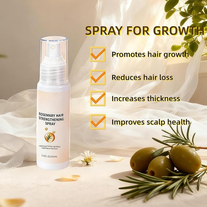 Hair Regrowth Spray, Unscented, 1.69 Fl Oz (Pack of 2), Liquid, for All Hair Types, Unisex Adult