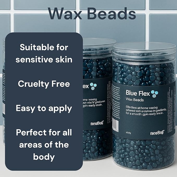 Blue Flex Wax Beads