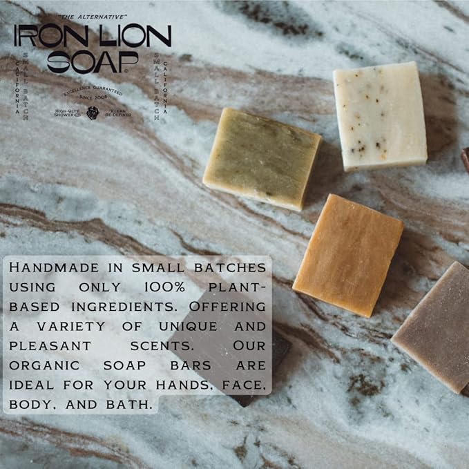 ILS Soap Co.– All-Natural Soap bar for Men & Women – Cold Process, Handmade in the USA