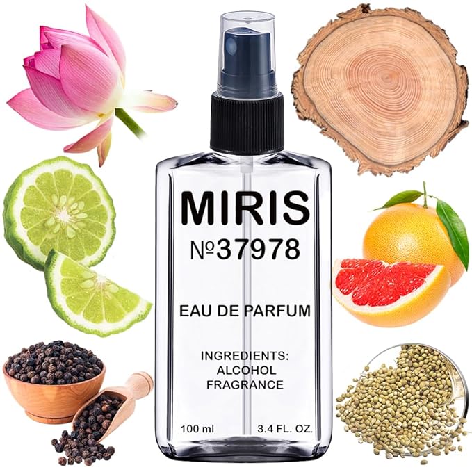 MIRIS No. 37978, Inspired by In Blue, Long-Lasting Eau de Parfum for Men, Spray 3.4 Fl Oz / 100 ml