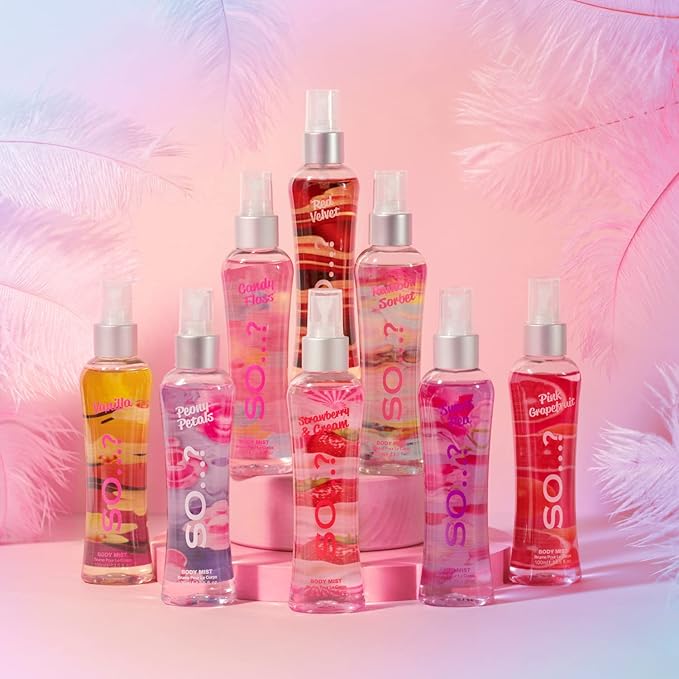 Vanilla Body Mist by So…? for Women - 3.5 oz Body Mist - Pack of 3