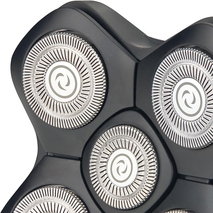 Detachable Floating Replacement Shaving Head, Washable Shaver Blade Heads Replacement for Head Shaver, Wet & Dry Compatible for Rotary Shavers