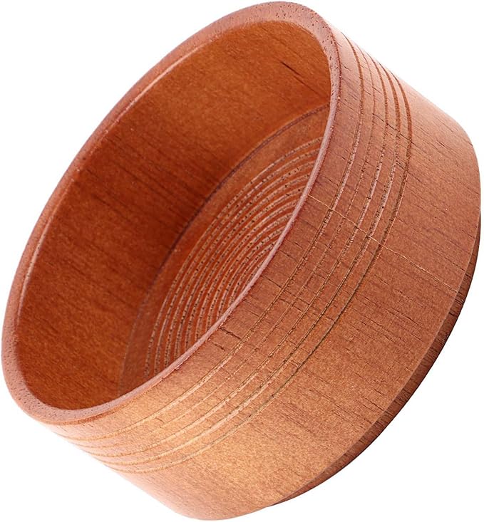 FILFEEL Shaving Bowl, Wooden Shaving Soap Bowl Cup Mug Tool For Man Shaver Cleansing Foam Round