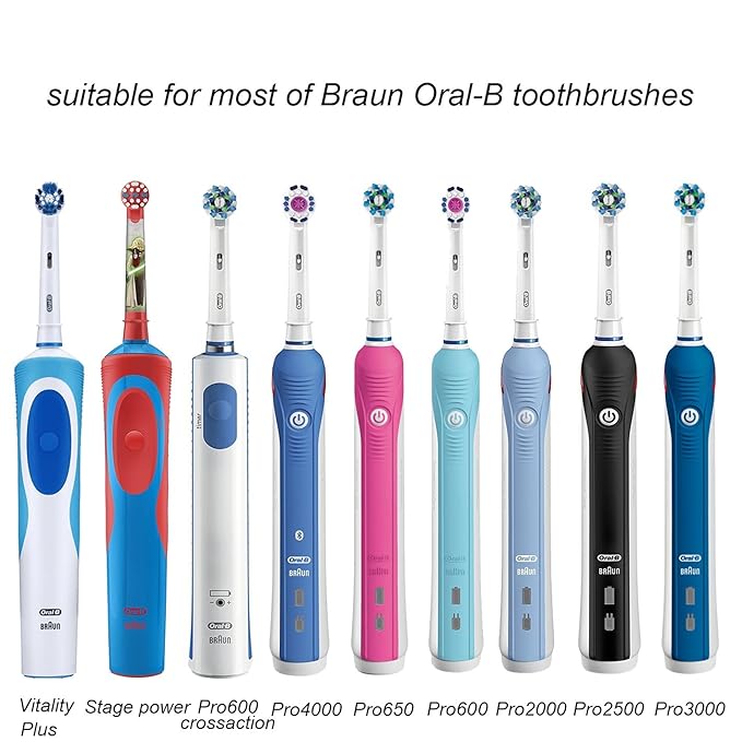 Nincha Portable Replacement Plastic Electric Toothbrush Travel Case for Oral-B Pro Series