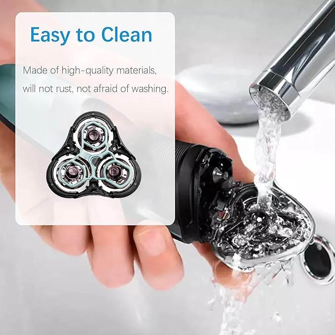 RQ11 Replacement Shaver Heads Compatible with Philips Norelco Sensotouch Replacement heads for Sensotouch 2D Electric Shaver(1100 Series),1150x, 1160x, 1170x 1180x,RQ11 Replacement Blades (1 Head)
