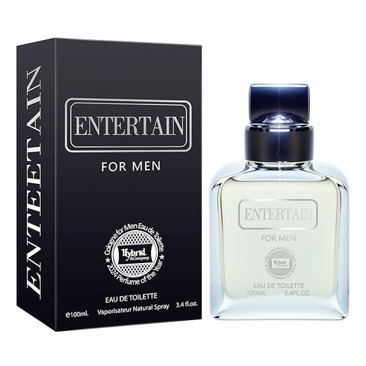 Hybrid & Company Entertain For Men Eau De Toilette Vaporisateur Natural Spray 3.4 Fl Oz