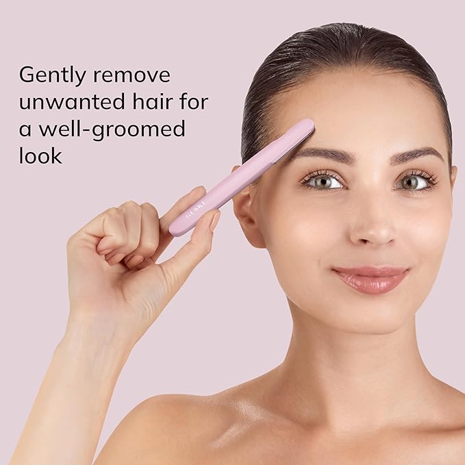 GESKE Precision Trimmer | 4 in 1 | Painless, Hygienic Hair Remover | Precise Hair Trimmer Tool | Face & Body | Men & Women | Grooming Device | Hypoallergenic, Easy-to-exchange Blades | All Skin Types