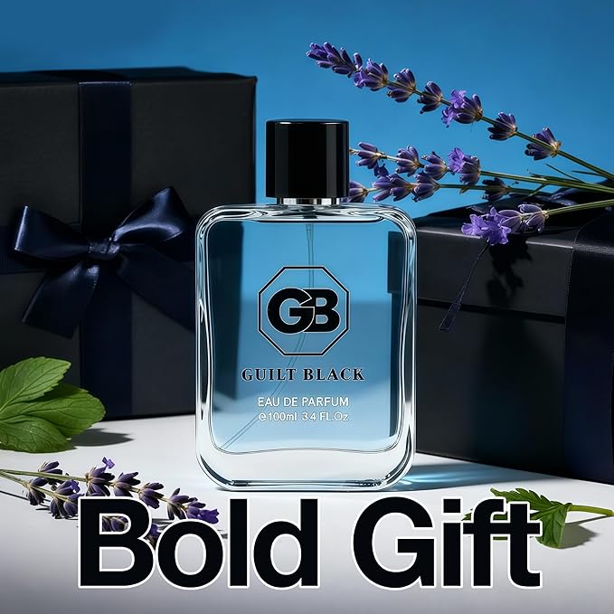 Men's Cologne Gift Set 4 Pack(Obscure&Guilt Black&Player Green&Armada) - 3.4 Fl Oz Each | Vanilla Bourbon, Leather & Amber Floral Fragrance | Luxury Eau de Toilette