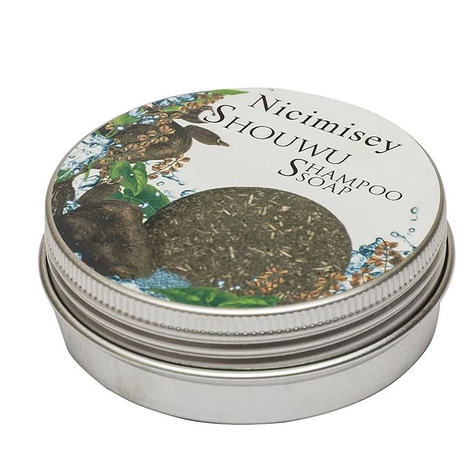 Solid Shampoo Bar - Natural Darkening, Hair Loss Treatment & Regrowth for Men & Women