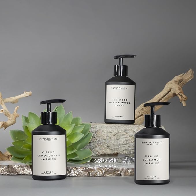 ENVIRONMENT Inspired by Designer Perfume CN5, 300ml Luxury Scented Lotion (Neroli | Ylang | Bergamot) Bathroom Luxury, Men & Women High-End Body Lotion, Hand Cream, Dry Skin Treatment