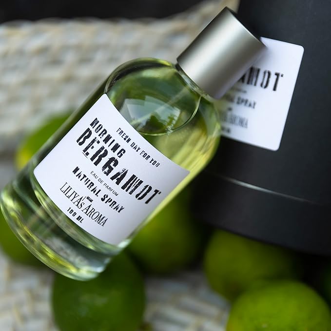 Morning Bergamot Eau De Parfum – Fresh Citrus & Woody Unisex Perfume | Bergamot, Grapefruit, Cedarwood & Amber | Long-Lasting Natural Spray | Luxury Fragrance for Men & Women | 3.4 Fl Oz