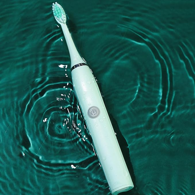 180 Days Battery Life Electric Toothbrush USB Rechargeable Travel with 3 Brush Heads Powered Ultrasonics Electric Toothbrush