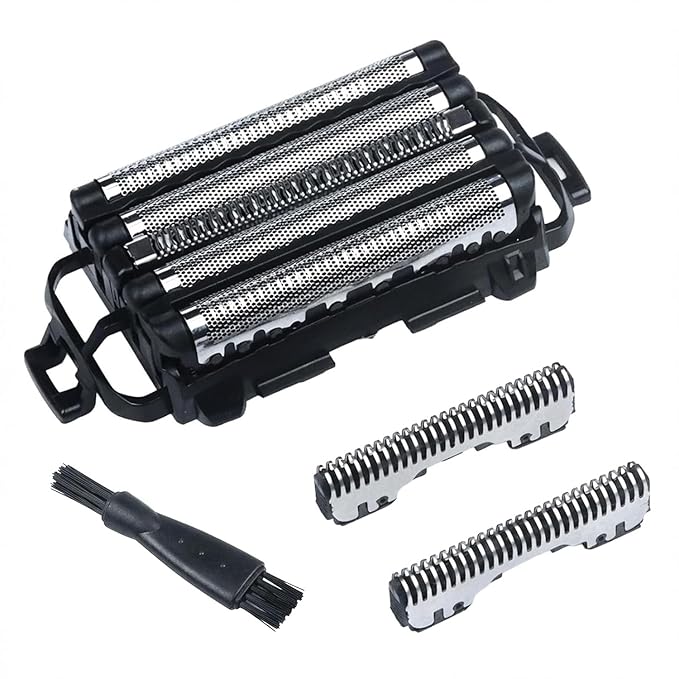 Replacement Blades and Foil for Panasonic ARC5 5-Blade for WES9032P ES9032 ES9034 ES9036 ES9038 Shavers Fits Models ES-LV61, ES-LV65, ES-LV67, ES-LV95, ES-LV97