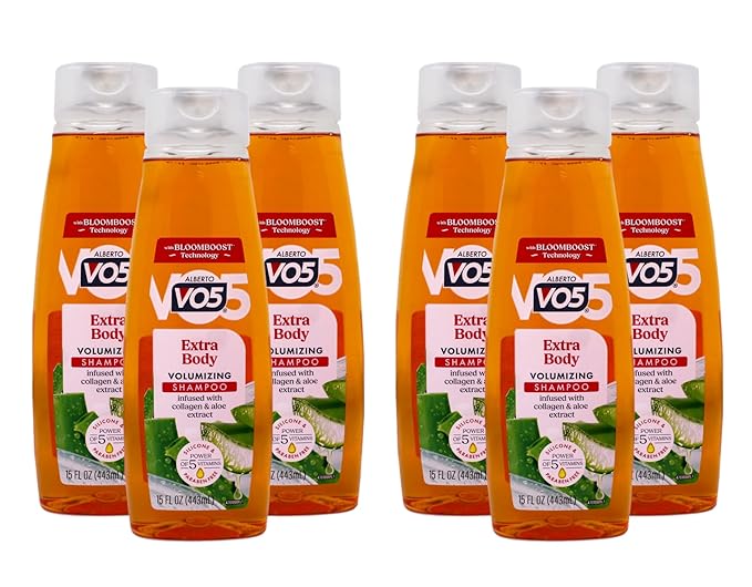 Alberto Vo5 Extra Body Shampoo, 15 Oz. (Pack of 6)