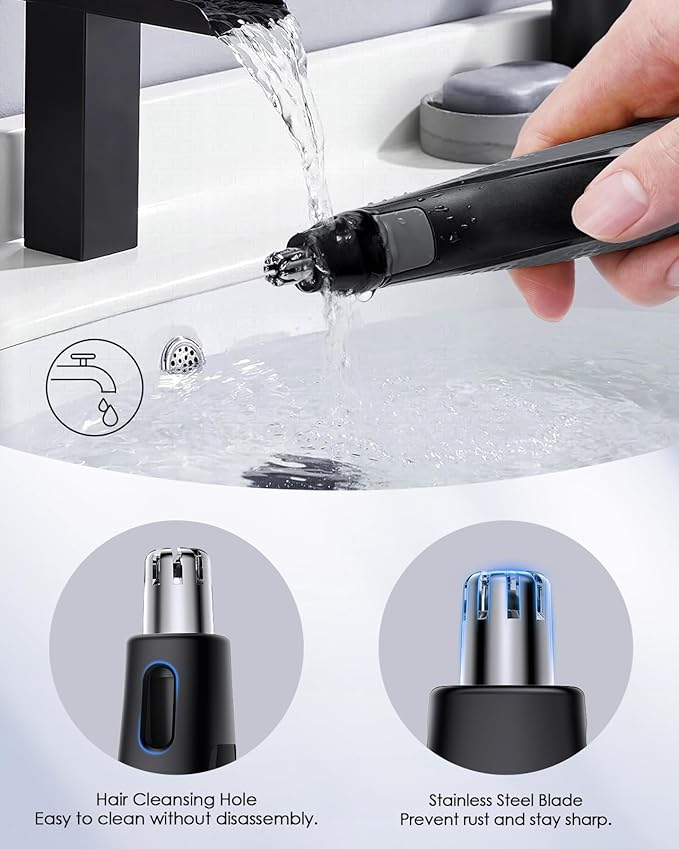 Upgraded Nose Hair Trimmer Replacement Heads for O Blade - Compatible with Oblade QP2834 QP2724 QP2520/30, QP2620/30, and Pro Series - Quick & Effortless Trimming, Painless Hair Removal