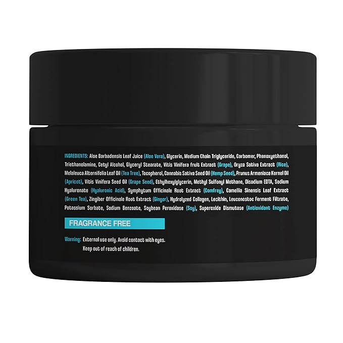 Mens Face Cream | Anti Aging & Hydrating Face Moisturizer | Hyaluronic Acid, Collagen & Vitamin E Cream | Men's Skin Care | Moisturizer Face Cream | 8oz