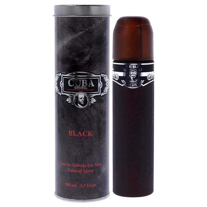 Cuba Black By Cuba For Men. Eau De Toilette Spray 3.3 Ounces