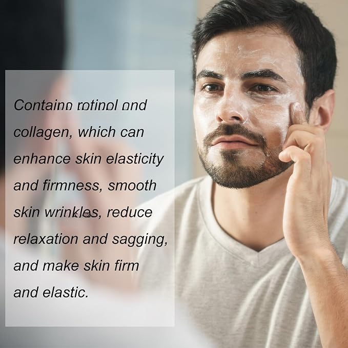 Men's Face Cream, Fade Fine Lines Firm Skin Facial Care Hydrating Apply Lifting Face Cream