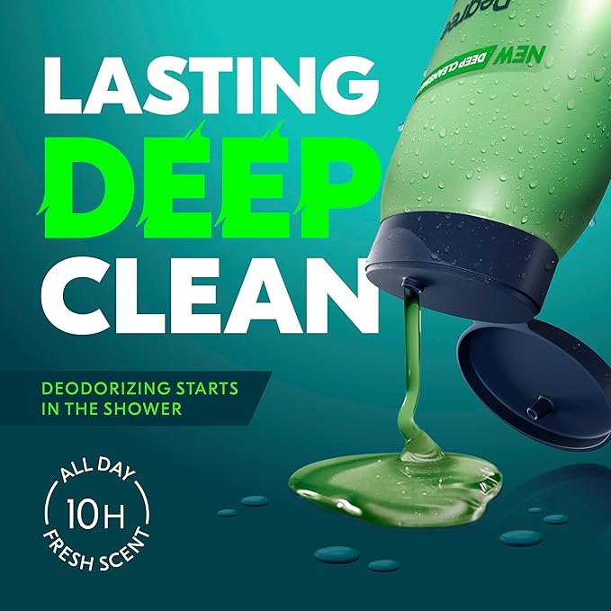 Degree All Day Fresh Body Wash Fresh Energy Deep Cleansing 20 FO