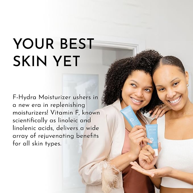 BOLDEN F-Hydra Moisturizer | Daily Face Cream to Hydrate & Moisturize Dry Skin | Made with Ceramides, Peptides, & Vitamin F | 1.7 Fl Oz (Pack of 2)