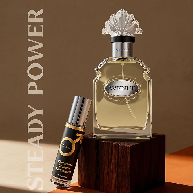 Avenue Men's Cologne 3.4 Fl. Oz Eau De Parfum, Fresh Natural Spicy Woody Notes, Modern Masculine,Fragrance Pheromone