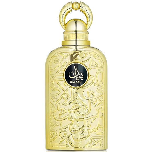 Lattafa Bayaan – Fruity, Floral, Sweet, Woody – Eau de Parfum Spray Long-Lasting Fragrance for Unisex, 3.4 Ounce / 100 ml