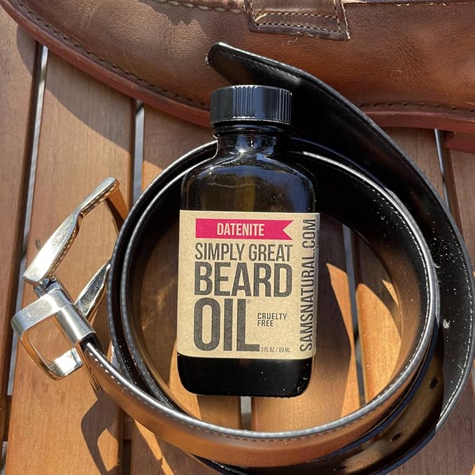 DATENITE Scented Beard Oil - Beard Conditioner 3 Oz Easy Applicator - Natural - Vegan and Cruelty Free Care for Beards - America's Favorite