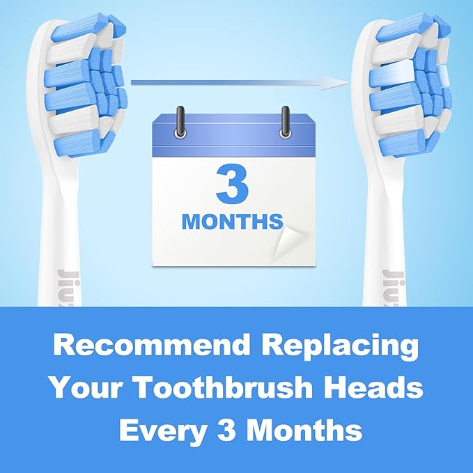 Replacement Toothbrush Heads Compatible with Philips Sonicare, Brush Heads for Sonicare C2 Plaque Control Protective Clean 4100 5100 6100 Electric Toothbrush Blue, 4-Pack