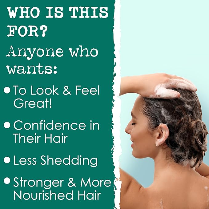 Hair Thickness Maximizer Batana Oil for Hair Growth Shampoo Bar - Eco-Friendly, No Harsh Chemicals, Color Safe, pH Balanced - Solid Shampoo Bar Equal to 3 Liquid Bottles - Zero Plastic, USA Made