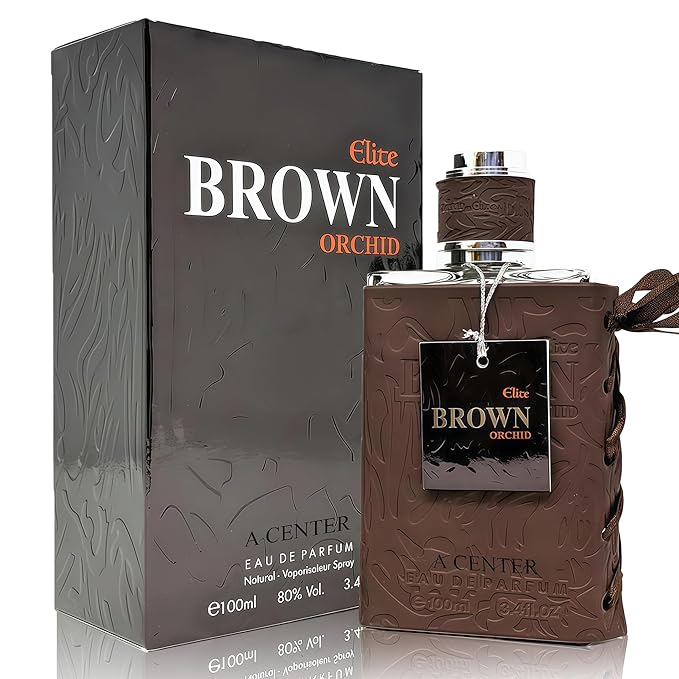 Elite Brown Orchid Cologne for Men/Eau de Parfum Natural Spray 3.4 Fl Oz Perfume Suitable for All Skin Type Men Fragrance Daily Used