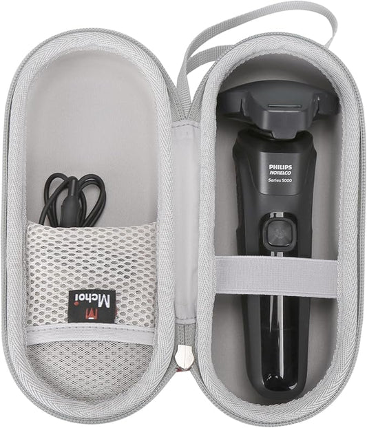 Mchoi Hard Storage Case for Philips Norelco Shaver 2100 2300 3500 6800 3100 5500 5100 5300 5700 6880 7000 7100 7200 Wet/Dry Rotary Shaver, Case Only
