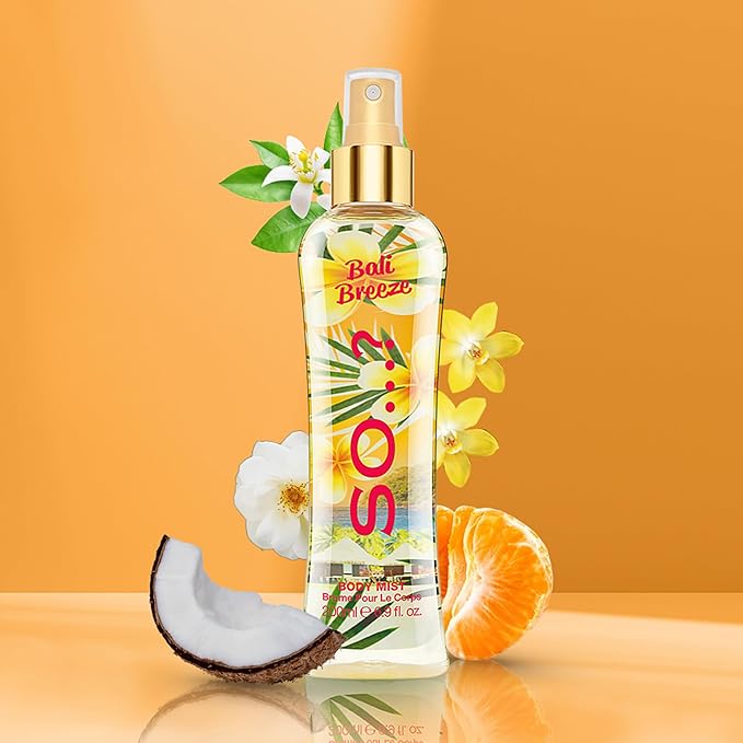 Bali Brezze Body Mist by So…? for Women - 6.9 oz Body Mist - Pack of 2