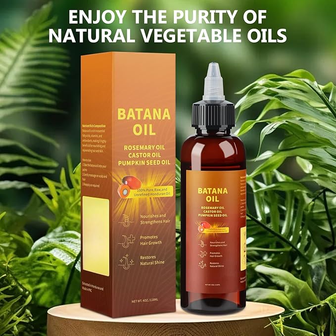 Batana Oil for Hair, 4-in-1 Liquid Batana Oil, for Men and Women,Rosemary Oil,Prevents Dry (1PCS)