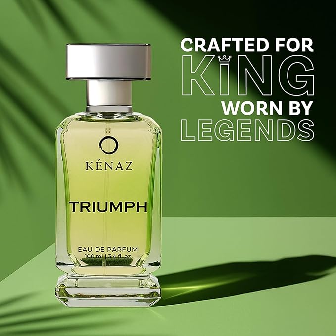 TRIUMPH | Men's Fragrance | Perfume for Men | Cedar top note | 100 ml pack | 3.4 Fl. Oz. | Woody and Spicy fragrance | Gift for Men | Eau de Parfum EDP