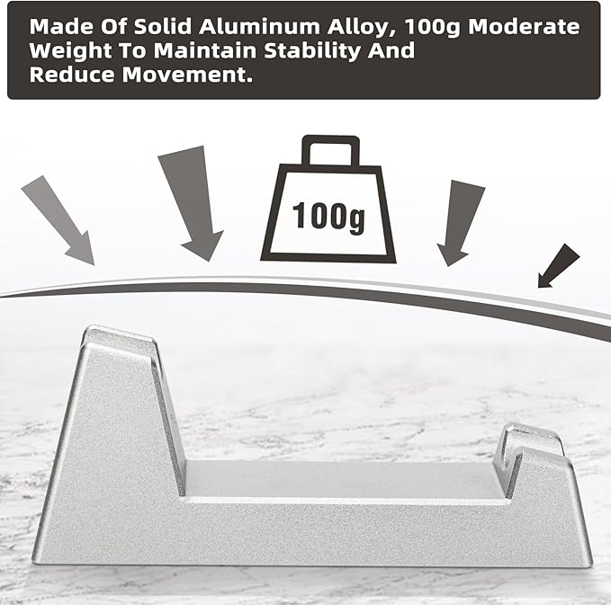 Solid Aluminum Alloy Razor Stand - for Henson AL13 / AL13-M / Ti22 - 100g Weight - Ensuring Stability, Minimizing Movement - Excluding Razors