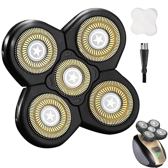 Universal 5 Blades replacement heads Compatible with Bird and Freedom shaver, Replacement heads Head Shaver and other brands shaver