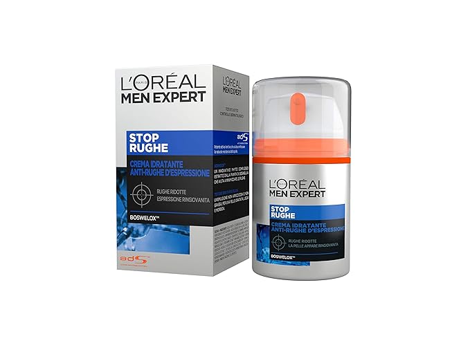L'Oréal Paris Men Expert Wrinkle De-Crease Anti-Expression Wrinkles Moisturising Cream (50ml)
