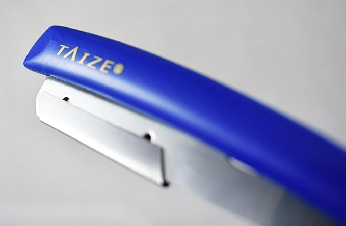 TAIZE - Straight Edge Razor - Professional Barber - Japanese Stainless Steel - Blue - 5''